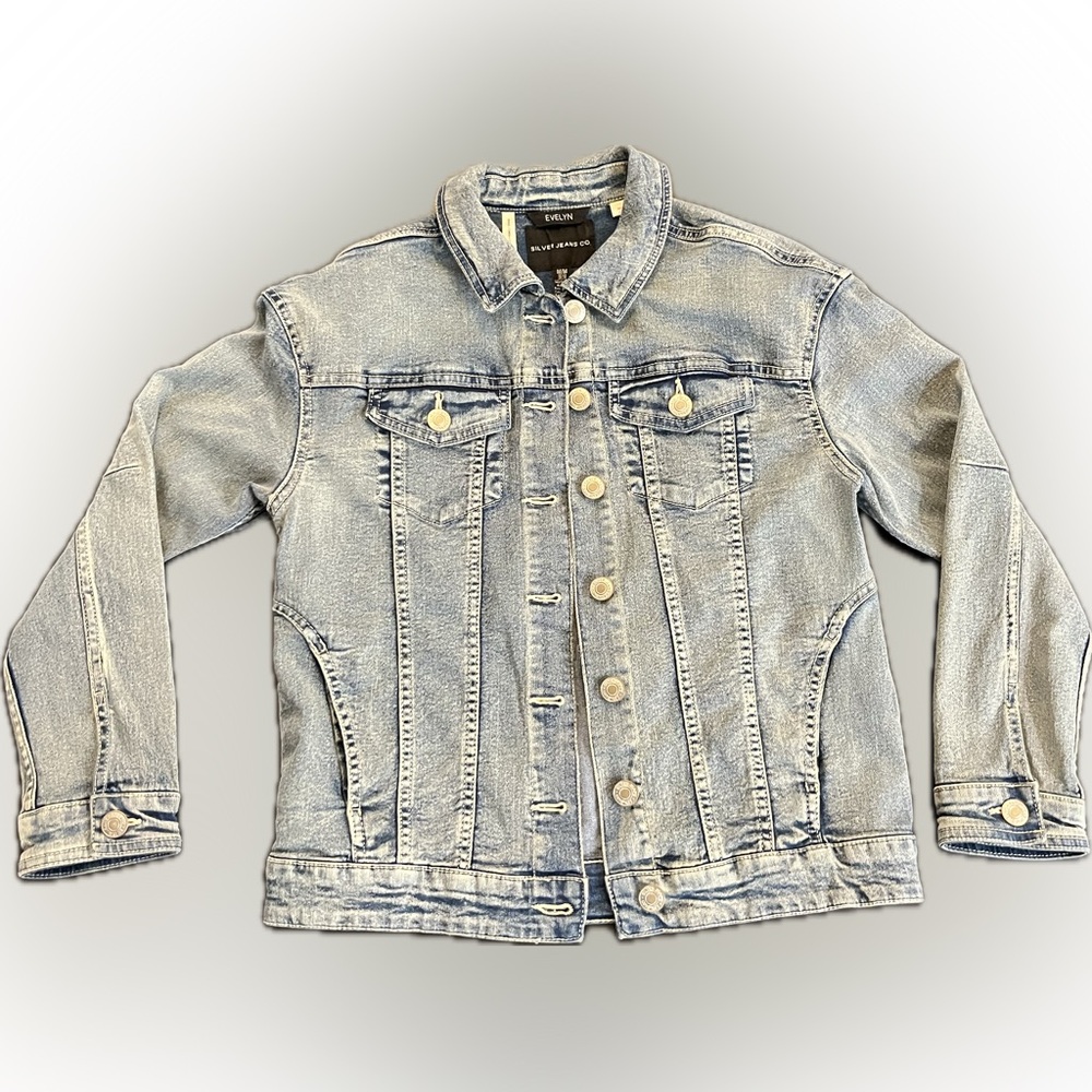 Silver Jeans Light Blue Kids Denim Jacket